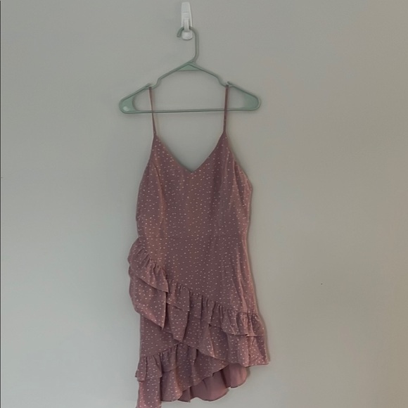 FRANCO Polka  Dot Ruffle Dress - Picture 1 of 6